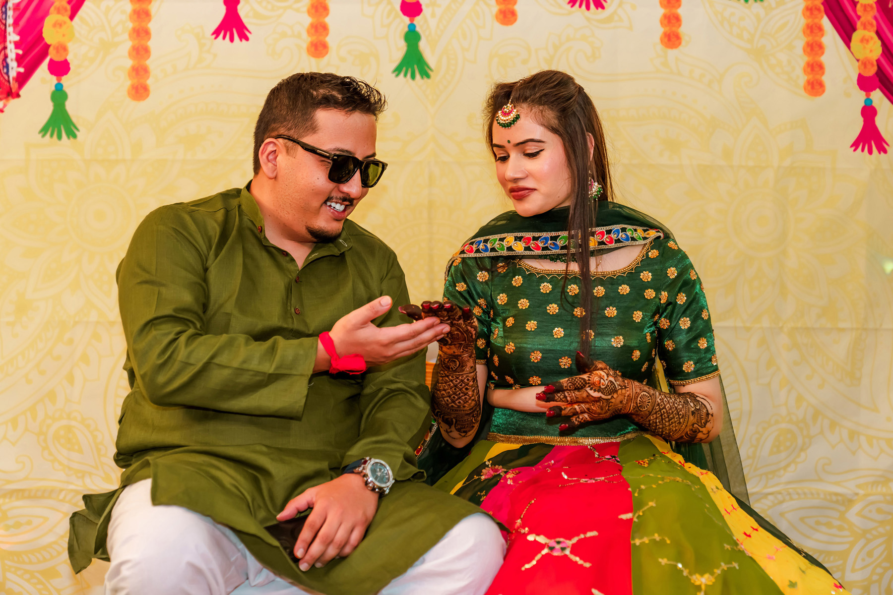 Traditional Haldi Event